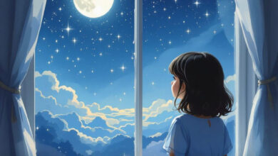 قصة أطفال قبل النوم – قصة النجمة نور وليان – قصة قصيرة ممتعة