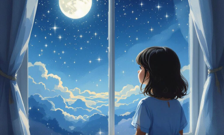 قصة أطفال قبل النوم – قصة النجمة نور وليان – قصة قصيرة ممتعة