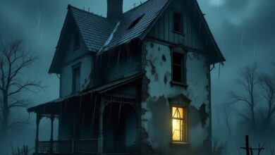 قصة رعب مشوقة تحبس الأنفاس- حول شاب يواجه الظلال في بيت مهجور
