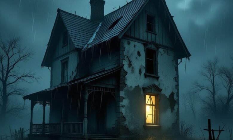 قصة رعب مشوقة تحبس الأنفاس- حول شاب يواجه الظلال في بيت مهجور